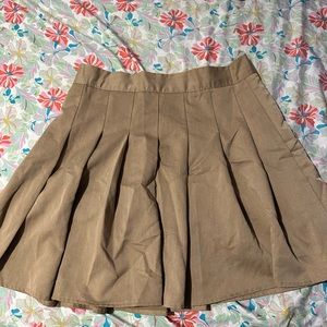 Shein light brown skirt